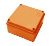 JBS100 Коробка огн. E-110, о/п 100х100х55мм, с гладкими стенками, без галогена, IP56, 4P, (1,5-4 мм2), цвет оранж Экопласт