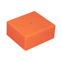 MB75 Коробка огн. E60-E90,о/п 75х75х40, с гладкими стенками,без галогена, IP41, 5P, (1,5-6мм2), цвет оранж