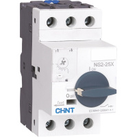 Автоматический выключатель защиты двигателя (пускатель) NS2-25X 17-23A с поворотной ручкой (CHINT)