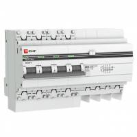 Дифференциальный автомат АД-4 S 50А/100мА (характеристика C, AC, электронный, защита 270В) 4,5кА EKF PROxima