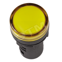 Лампа AD16DS(LED)матрица d16мм желтый 12В AC/DC ИЭК