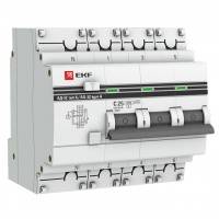 Дифференциальный автомат АД-32 3P+N 40А/100мА (характеристика C, AC, электронный, защита 270В) 4,5кА EKF PROxima