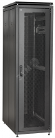 ITK Шкаф сетевой 19" LINEA N 24U 600х1000 мм перфорированная передняя дверь черный