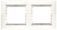Рамка 2-постовая (белый) LK60