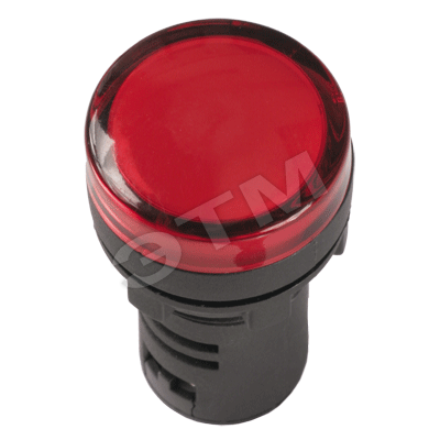 Лампа AD16DS(LED)матрица d16мм красный 230В AC ИЭК