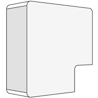 APM 25x17 Угол плоский белый (розница 4 шт в пакете, 15 пакетов в коробке)