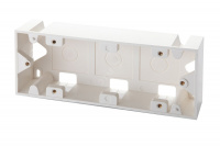Настенная коробка для рамок серии 45, на 6 модулей 22.5х45.0 мм, белая
