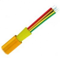 Оптоволоконный кабель Lanmaster 2 волокна, Distribution, LSZH,  MM, OM2, оранжевый