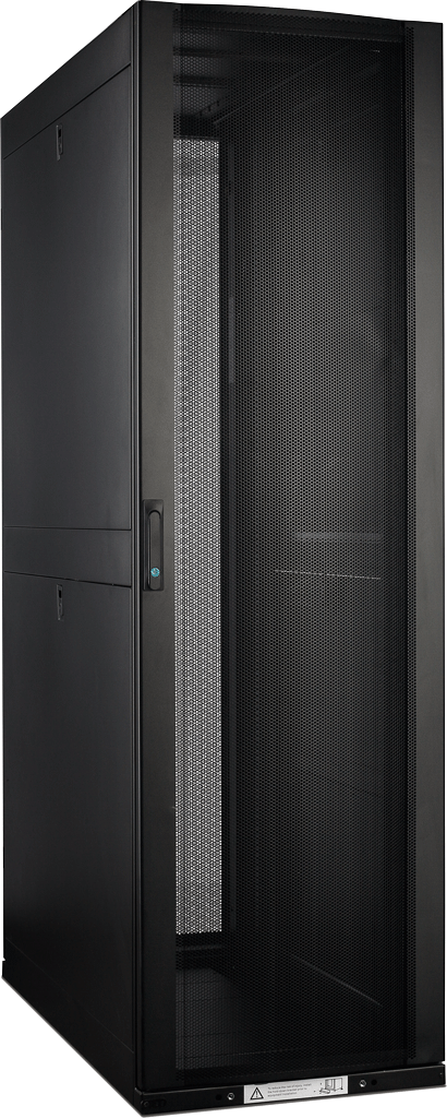 Шкаф LANMASTER DCS 48U 600x1070 мм, 4 секции, двери с перфорацией, с боковыми панелями, черный
