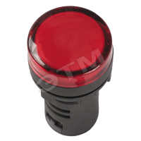 Лампа AD22DS(LED)матрица d22мм красный 12В AC/DC ИЭК