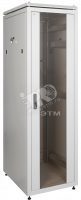 ITK Шкаф сетевой 19" LINEA N 42U 600х600 мм стеклянная передняя дверь серый
