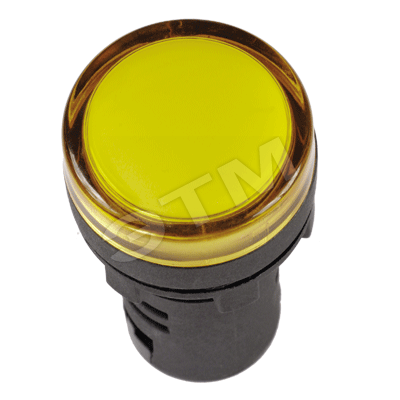 Лампа AD16DS(LED)матрица d16мм желтый 24В AC/DC ИЭК