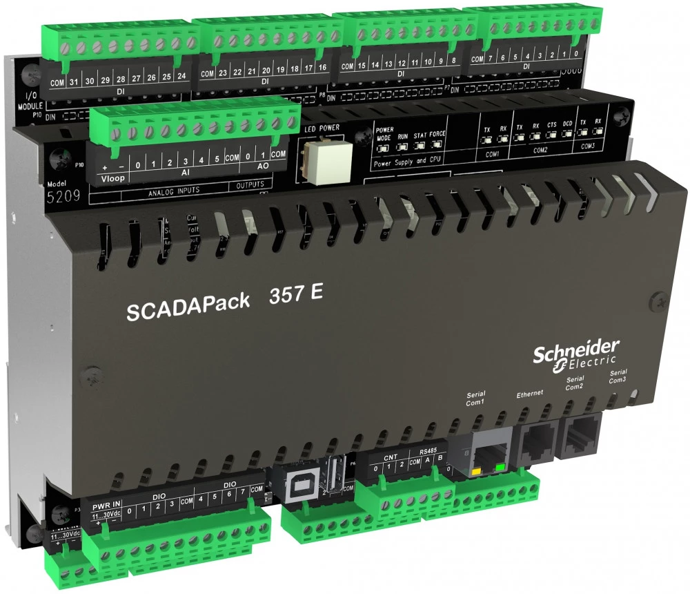 SCADAPack 357 RTU,4 жид поток,IEC61131,24В,2 A/O