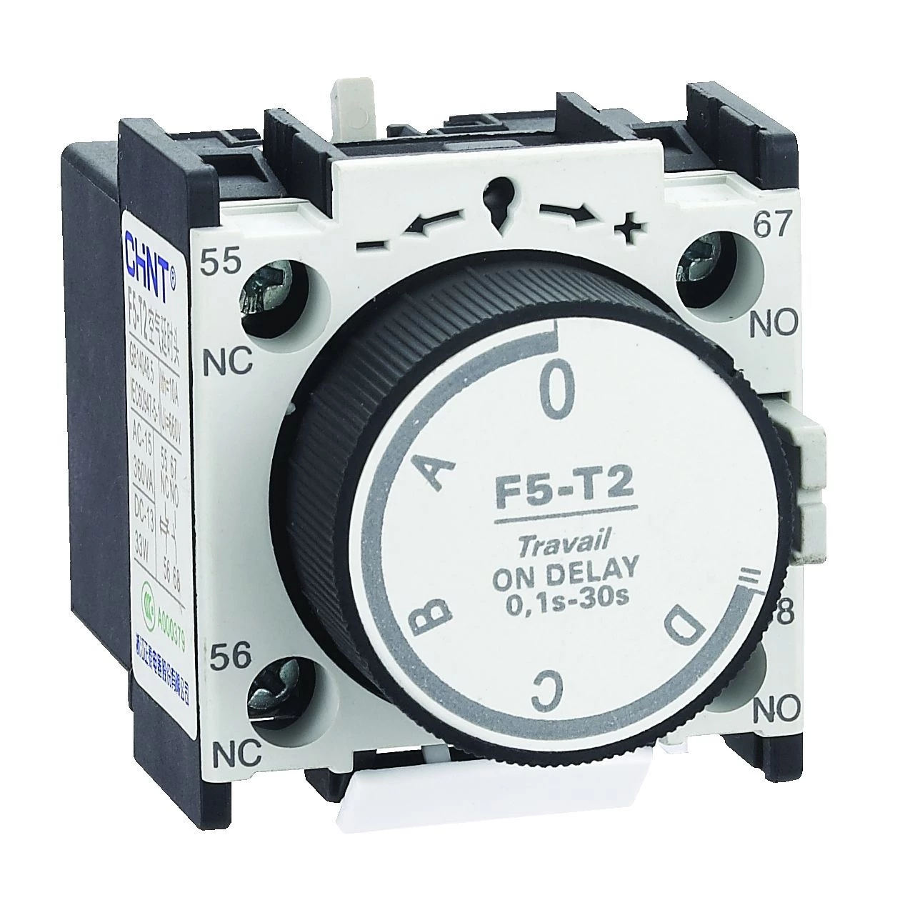 Приставка выдержка времени F5-D0 к контактору NC1, NC2 и NXC (R)(CHINT)