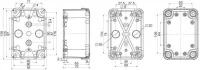 ПЛАСТ.КОРОБКА PK-UL IP66 138x93x72