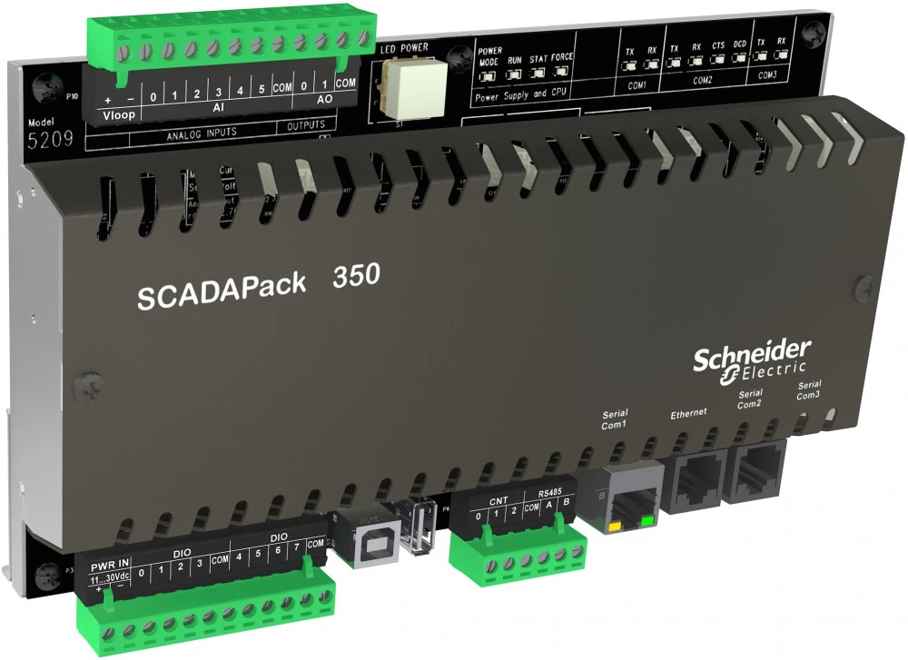 SCADAPack 350 RTU,4 жид поток,IEC61131,2 A/O,ATEX