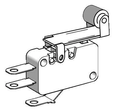 МИНИАТЮРНЫЙ КОНЦЕВОЙ ВЫКЛЮЧАТЕЛЬ БЕЗЫНЕРЦИОННОГО СРАБАТЫВАНИЯ V3
