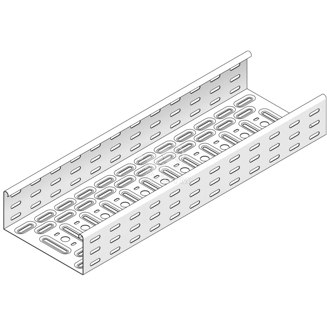 Кабельный лоток перфорированный PEKBS85.150.100