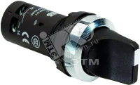 Переключатель C2SS1-30B-11 2-х позиционный черный 1НО1НЗ (45 гра дусов) с фиксацией Переключатель C2SS1-30B-11 2-х позиционный черный 1НО1НЗ (45 гра дусов) с фиксацией