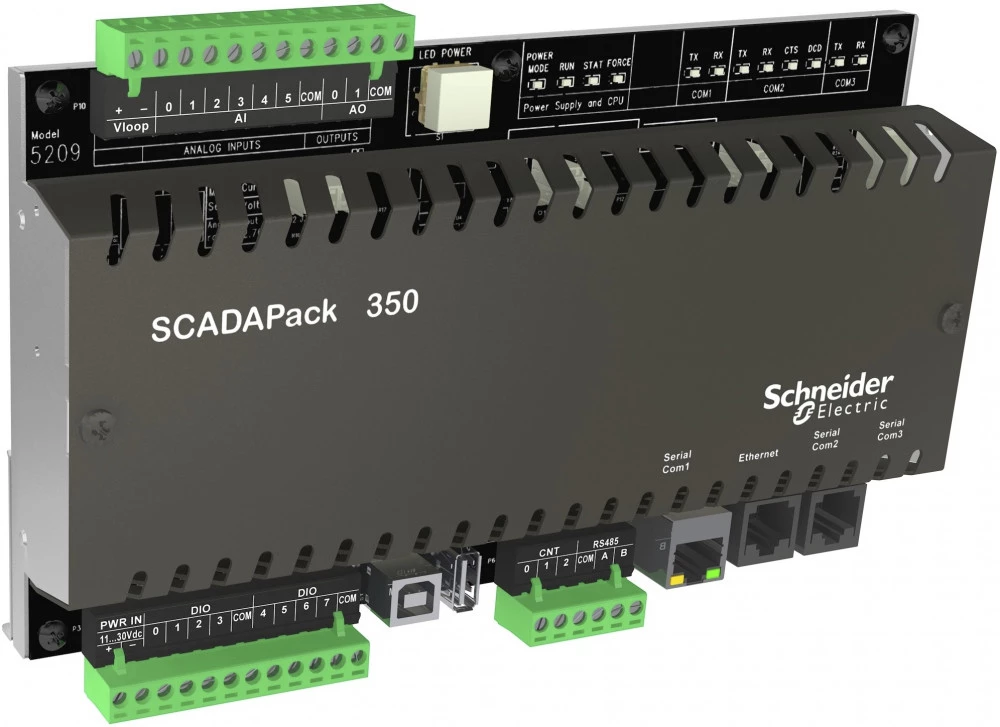 SCADAPack 350 RTU,4 поток,IEC61131,2 A/O,ATEX