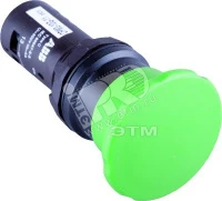 Кнопка CPM3-10G-11 грибовидная зеленая Кнопка CPM3-10G-11 грибовидная зеленая