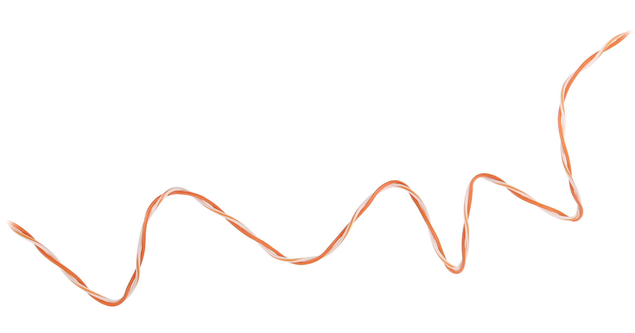 Кросс-пара NIKOLAN UTP 1 пара, одножильная, BC (чистая медь), 24AWG (0,50мм), внутренняя, без оболочки, бело-оранжевая, 500м - гарантия: 1 год